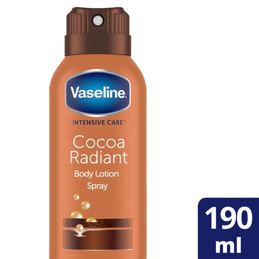 Vaseline Intensive Cocoa Radiant Spray Moisturiser 190ml GOODS Superdrug   