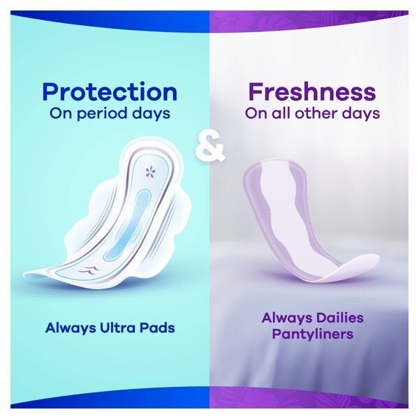 Always Dailies Panty Liners Long Plus Value Pack x48 GOODS Superdrug   