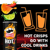 Pringles Hot Mexican Chilli & Lime Sharing Crisps 160g