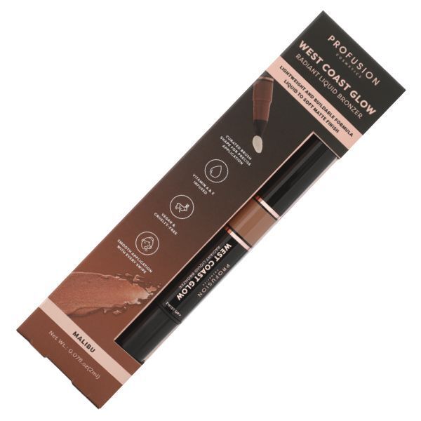 Profusion Cosmetics West Coast Glow Liquid Bronzer| La Jolla Brunette
