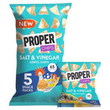 Properchips Salt & Vinegar Lentil Chips 5 per pack