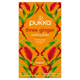 Pukka Tea Organic Three Ginger Tea Bags 20 per pack