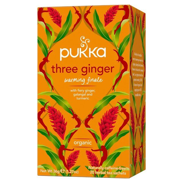 Pukka Tea Organic Three Ginger Tea Bags 20 per pack