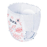 Pura Eco Nappy Pants Size 6 (14Kg+) Mega Pack 6 x 18 per pack