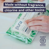 Pura Plastic Free Baby Wipes 12 x 60pk 12 x 60 per pack