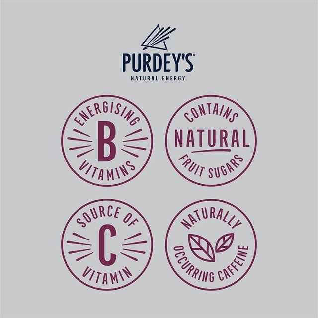 Purdey's Natural Energy Refocus Dark Fruits 330ml
