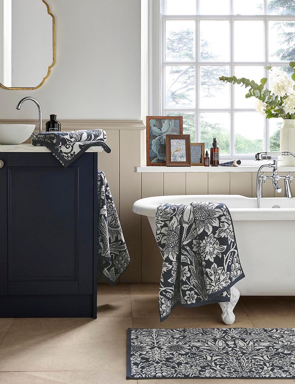 Pure Cotton Sunflower Bath Mat