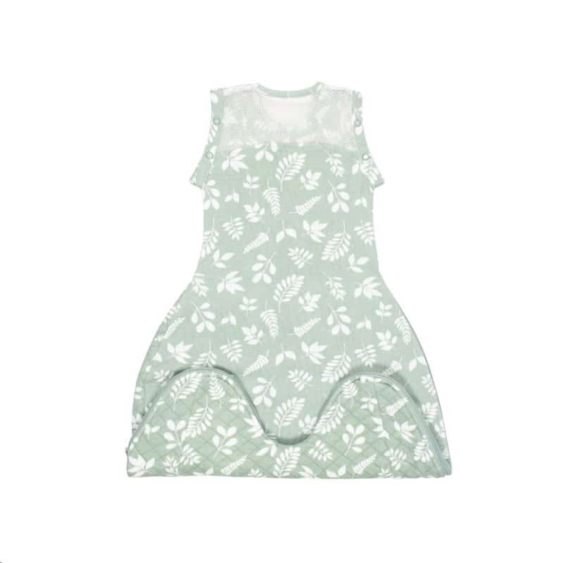 Purflo Fern 2.5 TOG swaddle sleep bag, imported from the UK