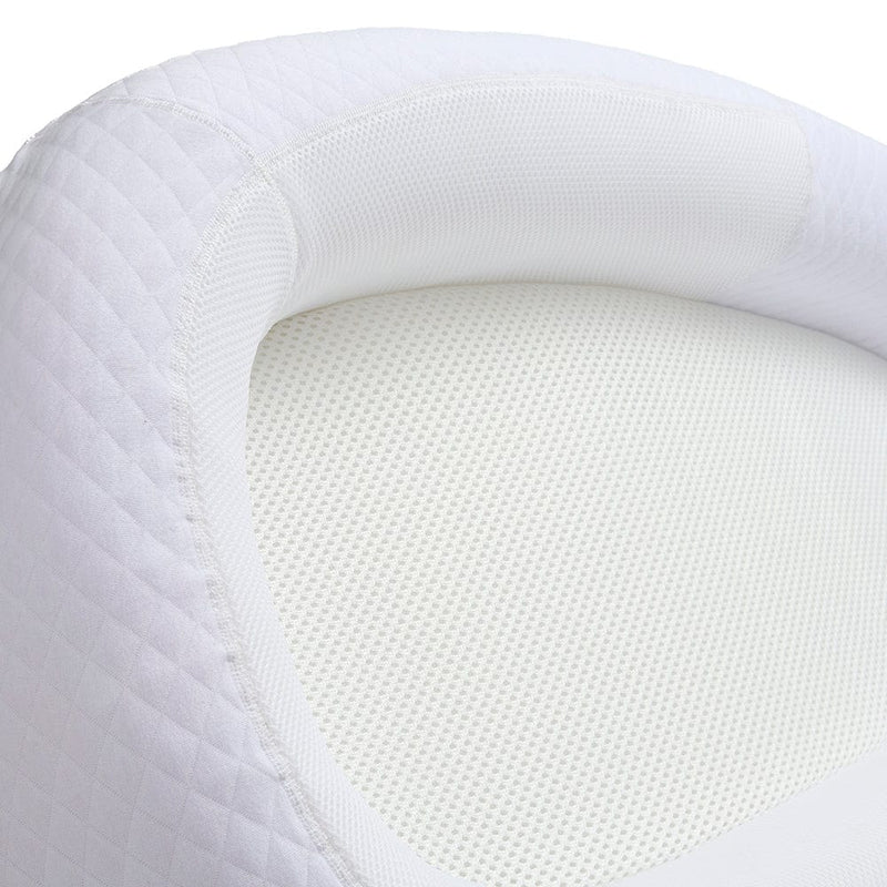 Purflo Sleep Tight Baby Bed in Luxe White, UK version