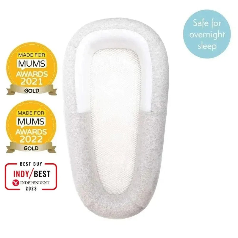 Purflo Sleep Tight baby bed Minimal Grey with spare cover (British brand)