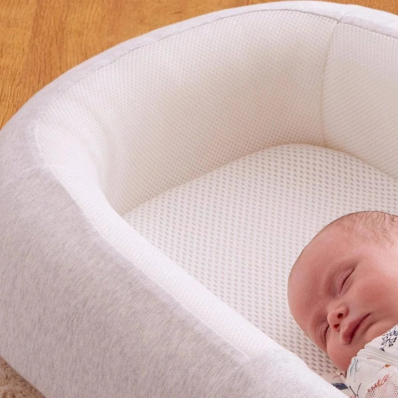 Purflo Sleep Tight baby bed Minimal Grey with spare cover (British brand)
