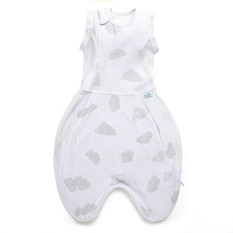 Purflo swaddle sleep bag 0.5 tog 0-4 months, imported from the UK