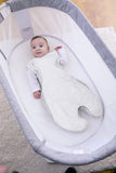 Purflo swaddle sleep bag 0.5 TOG Minimal Grey 0-4 months, UK version