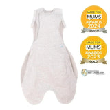 ukbabycentre Purflo Baby Swaddle To Sleep Bag 0.5 Tog 0-4 Month Minimal Grey- Buy online at McGrocer