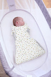 Purflo swaddle sleep bag Scandi Spot 0.5 TOG, imported from the UK
