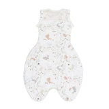 Purflo swaddle sleep bag 2.5 TOG 0-4 month Storybook Nutmeg (British brand)