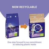 Purina ONE Sensitive Dry Cat Food Turkey and Rice 2.8kg