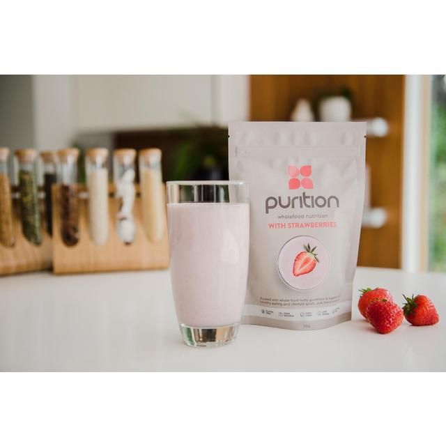 Purition Strawberries Wholefood Nutrition Powder 250g