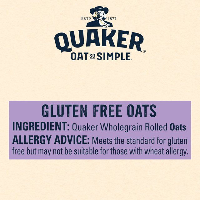 Quaker Oat Gluten Free Original Porridge Cereal 510g