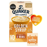 Quaker Oat So Simple Golden Syrup Porridge Sachets Cereal 10 per pack