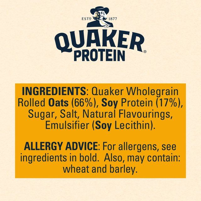 Quaker Oat So Simple Protein Golden Syrup Porridge Sachets Cereal 8 per pack