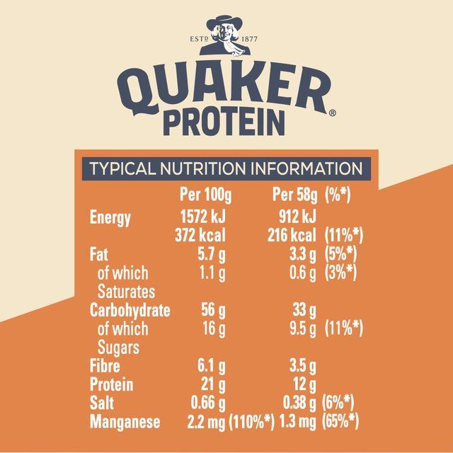 Quaker Oat So Simple Protein Peanut Butter Porridge Pot 58g