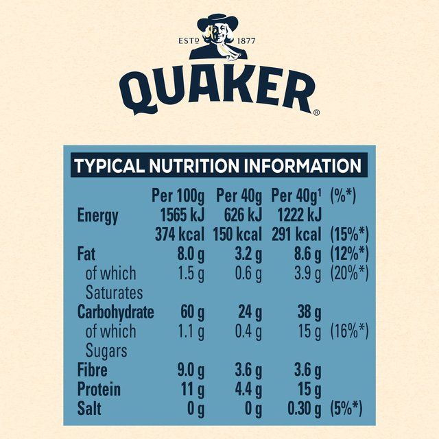 Quaker Rolled Oats Porridge Cereal 500g