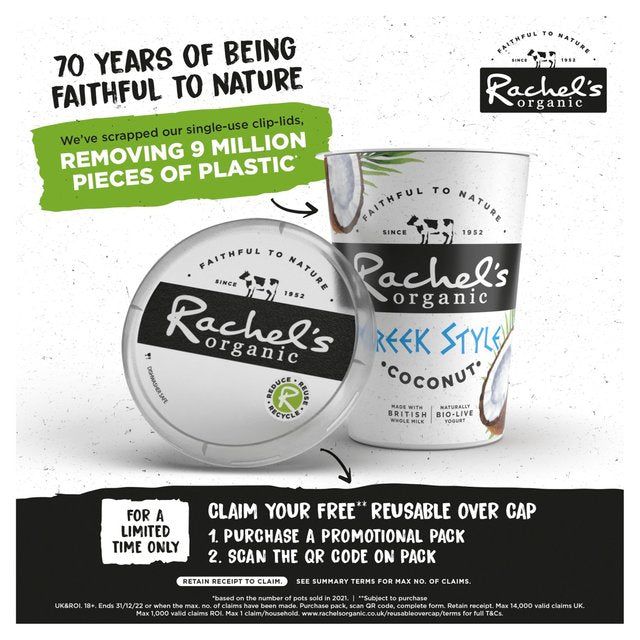 Rachel's Organic Greek Style Coconut Yoghurt 450g