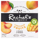 Rachel's Organic Luscious Fruits Peach & Mango 4 x 110g