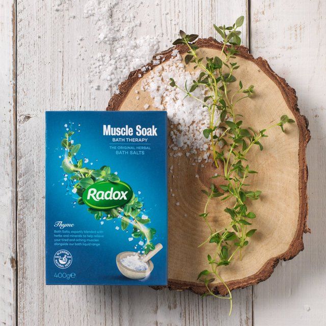 Radox Bath Therapy Muscle Soak Herbal Bath Salts   400g