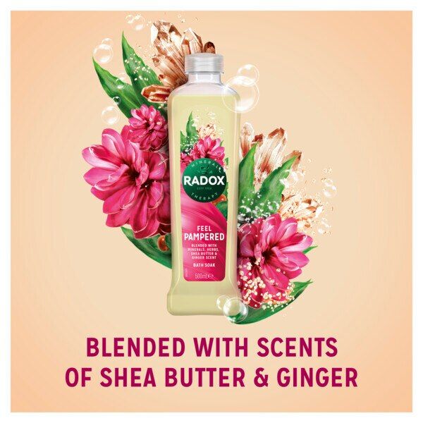 Radox Mineral Therapy feel pampered bath soak 500ml