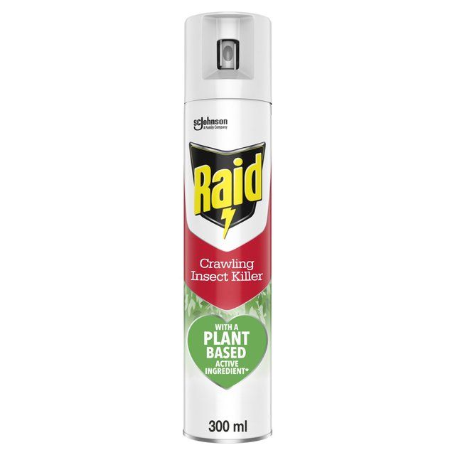 Raid Plant Based Crawling Insect Killer Aerosol Spray 300ml