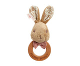 Peter Rabbit Flopsy wooden ring rattle, imported from the UK