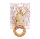ukbabycentre Peter Rabbit Flopsy Wooden Ring Rattle- Buy online at McGrocer