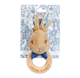 Peter Rabbit wooden ring rattle from Signature Collection, UK version
