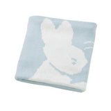 Peter Rabbit knitted blanket with soft toy gift set - British product