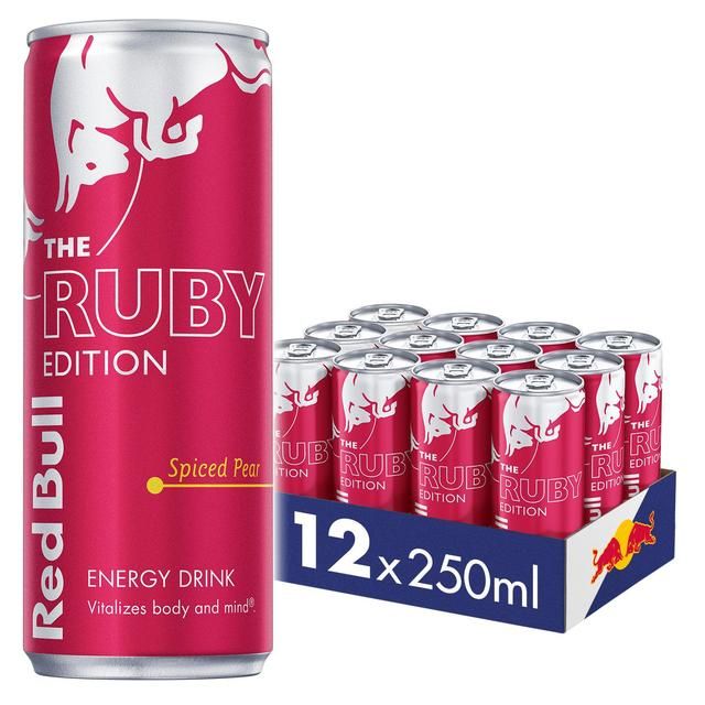 Red Bull Energy Drink Ruby Edition Spiced Pear 12 x 250ml