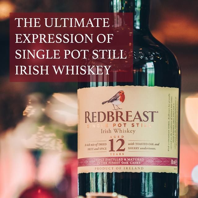 Redbreast 12 Year Old Single Pot Still Blended Irish Whiskey 70cl