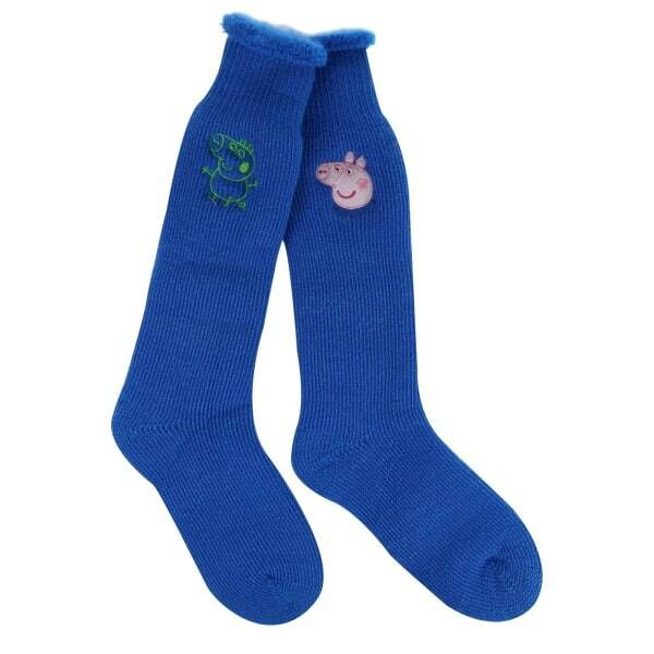 Regatta Kids Peppa Pig Boot Socks (Pack of 2) (3-5.5) Blue / 0.20EA