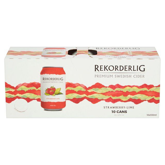 Rekorderlig Strawberry & Lime Cider   10 x 330ml