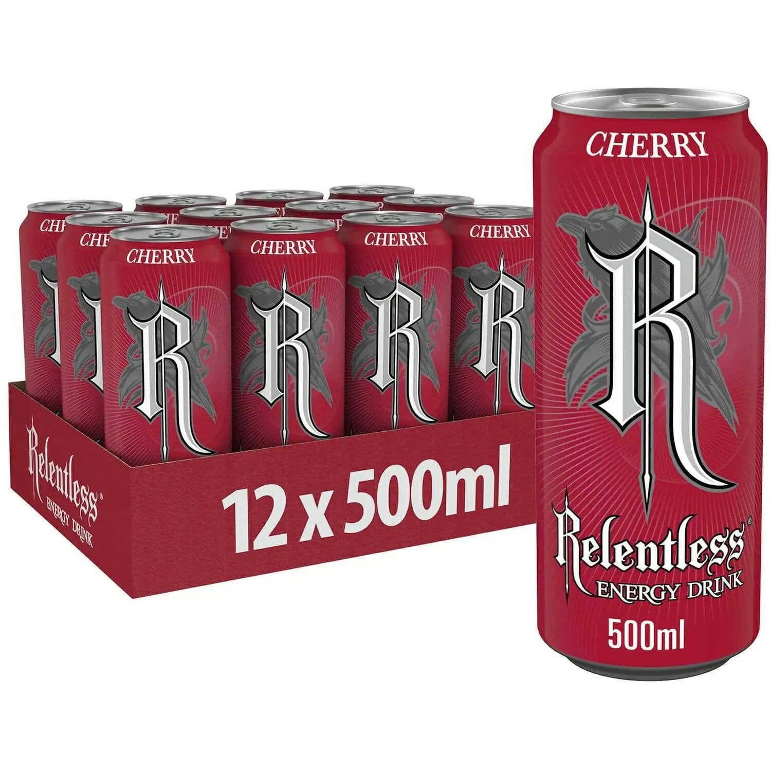 Relentless Cherry Energy Drink 12x500ml