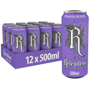 Relentless Passion Punch Energy Drink 12x500ml