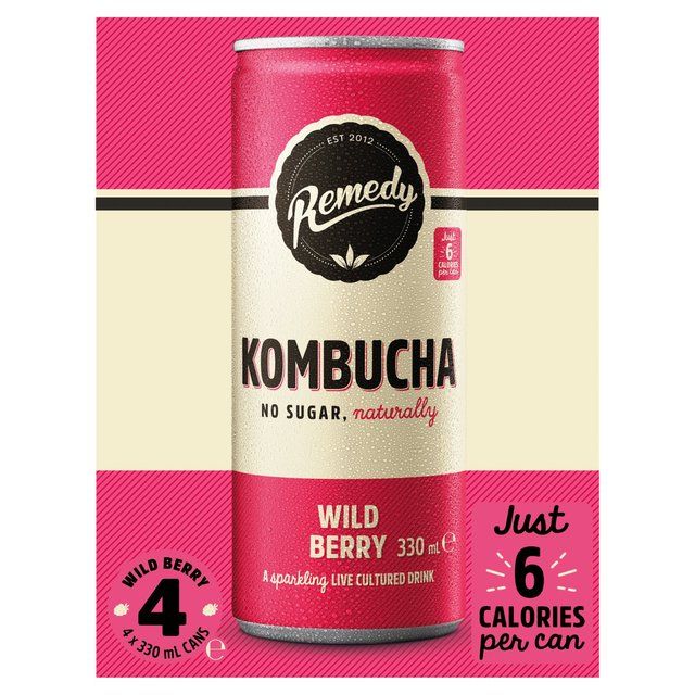 Remedy Kombucha Wild Berry Multipack 4 x 330ml