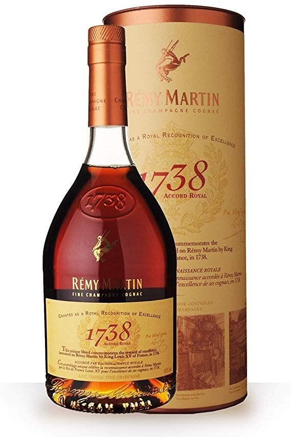 Rémy Martin 1738 cognac 70cl, UK version