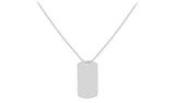 Revere Men's Sterling Silver Personalised Dog Tag