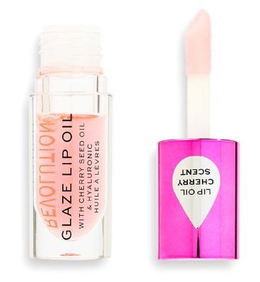 Revolution Glaze Lip Oil Glam pink