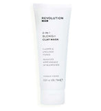 Revolution Man Double Protect Clay Mask and Spot Treatment 75ml