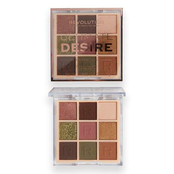 Revolution Ultimate Desire Shadow Palette Stripped Khaki