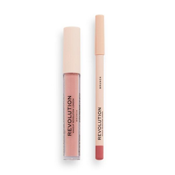 Revolution Ultimate Nude Lip Contour Kit Brunch
