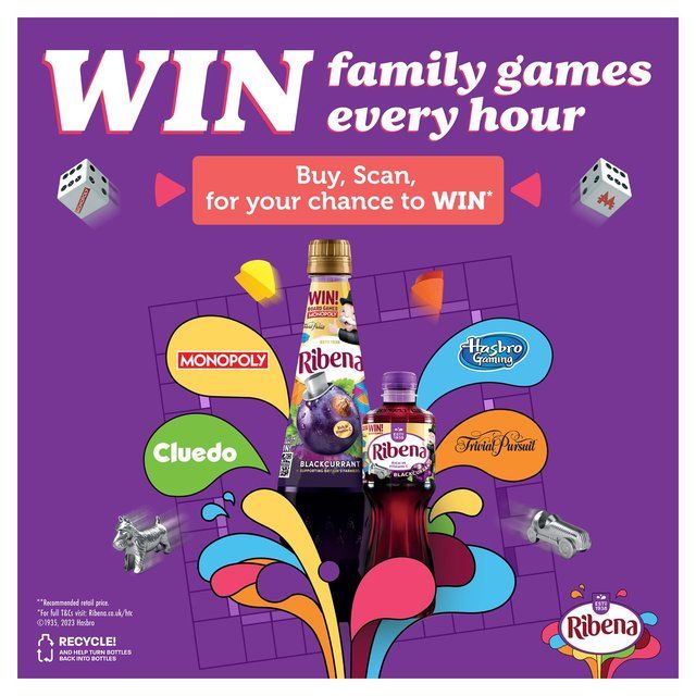 Ribena Light Blackcurrant No Added Sugar Squash 850ml